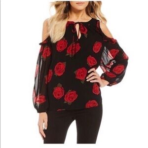 Sanctuary Rose Cold Shoulder Top | XS